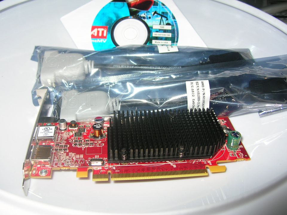 ATI fireMV 2260 PCIE一机双屏卡双头DP/DVI/VGA双HDMI独立分屏显示拼接